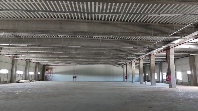 Interiorul halei – spațiu de producție
